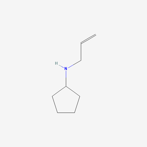 N-Allyl-N-cyclopentylamine (CAS: 55611-39-7) - Chemical Structure and Molecular Formula 