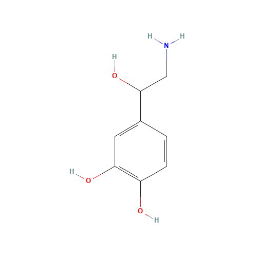 4-[(1R)-2-Amino-1-hydroxyethyl]benzene-1,2-diol (CAS: 138-65-8) - Related Chemical Product