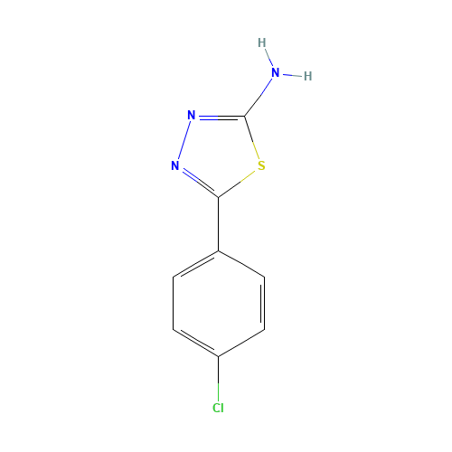 5-(4-Chlorophenyl)-1,3,4-oxadiazol-2-amine (CAS: 28004-62-8) - Related Chemical Product