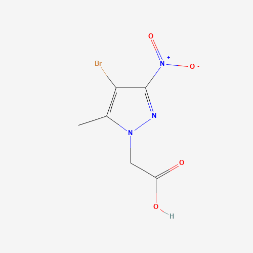 (4-Bromo-5-methyl-3-nitro-1H-pyrazol-1-yl)-acetic acid (CAS: 345637-67-4) - Related Chemical Product