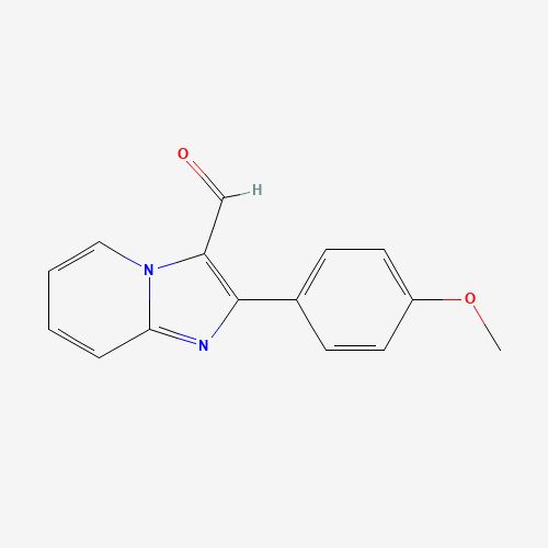 2-(4-Methoxyphenyl)imidazo[1,2-a]pyridine-3-carbaldehyde (CAS: 426239-77-2) - Chemical Structure and Molecular Formula 