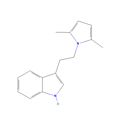 3-[2-(2,5-Dimethyl-1H-pyrrol-1-yl)ethyl]-1H-indole (CAS: 95399-28-3) - Related Chemical Product