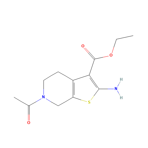 Ethyl 6-acetyl-2-amino-4,5,6,7-tetrahydrothieno-[2,3-c]pyridine-3-carboxylate (CAS: 24237-43-2) - Related Chemical Product