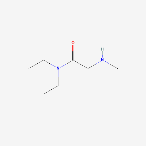 N,N-Diethyl-2-(methylamino)acetamide (CAS: 44897-15-6) - Chemical Structure and Molecular Formula 