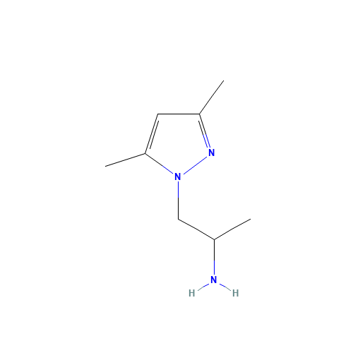 1-(3,5-Dimethyl-1H-pyrazol-1-yl)propan-2-amine (CAS: 936940-34-0) - Related Chemical Product