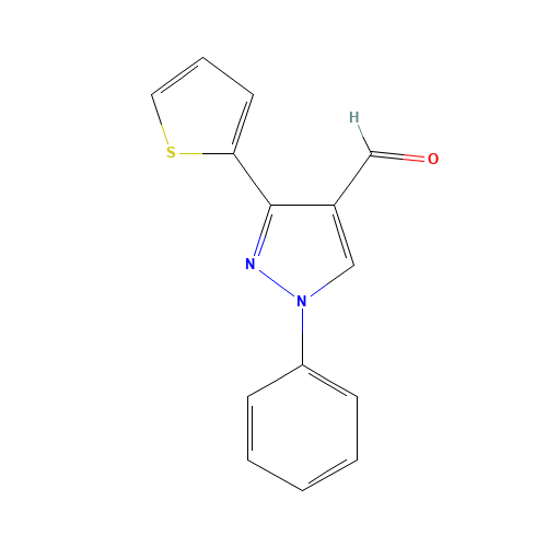 1-Phenyl-3-(2-thienyl)-1H-pyrazole-4-carbaldehyde (CAS: 210825-11-9) - Related Chemical Product