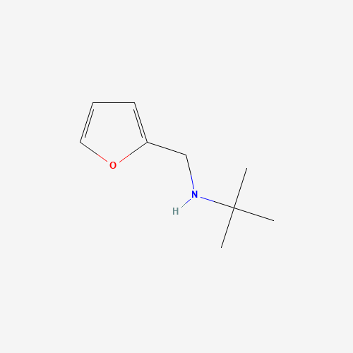 N-(tert-Butyl)-N-(2-furylmethyl)amine (CAS: 115881-56-6) - Chemical Structure and Molecular Formula 