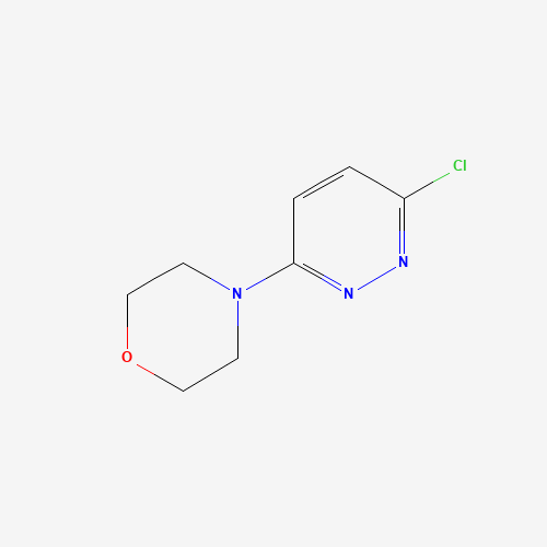 4-(6-Chloropyridazin-3-yl)morpholine (CAS: 17259-32-4) - Chemical Structure and Molecular Formula 
