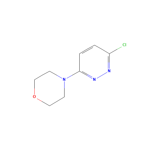 4-(6-Chloropyridazin-3-yl)morpholine (CAS: 17259-32-4) - Chemical Structure and Molecular Formula 