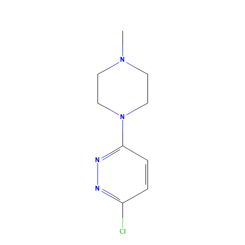 3-Chloro-6-(4-methylpiperazin-1-yl)pyridazine (CAS: 27464-17-1) - Chemical Structure and Molecular Formula 
