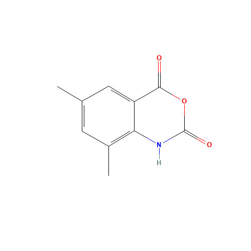 6,8-Dimethyl-2H-3,1-benzoxazine-2,4(1H)-dione (CAS: 56934-87-3) - Chemical Structure and Molecular Formula 