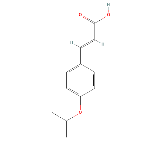 (2E)-3-(4-Isopropoxyphenyl)acrylic acid (CAS: 586960-22-7) - Related Chemical Product