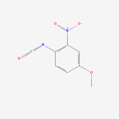 1-Isocyanato-4-methoxy-2-nitrobenzene (CAS: 117162-85-3) - Chemical Structure and Molecular Formula 
