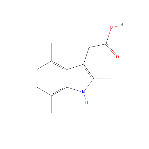 (2,4,7-Trimethyl-1H-indol-3-yl)acetic acid (CAS: 5435-43-8) - Related Chemical Product