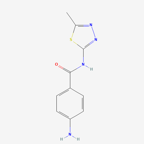 4-Amino-N-(5-methyl-1,3,4-thiadiazol-2-yl)-benzamide (CAS: 36855-78-4) - Related Chemical Product