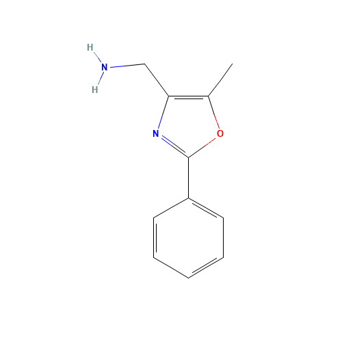 [(5-Methyl-2-phenyl-1,3-oxazol-4-yl)methyl]amine (CAS: 132451-28-6) - Related Chemical Product