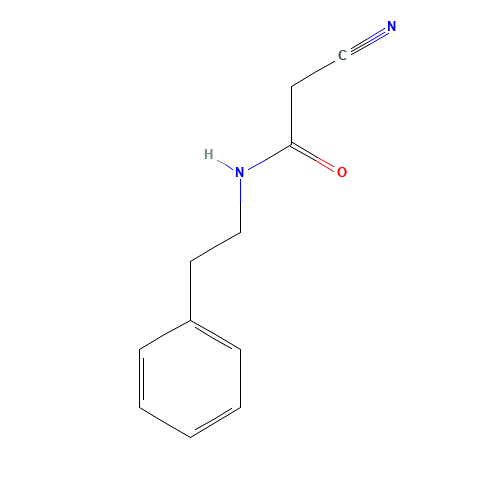 2-Cyano-N-(2-phenylethyl)acetamide (CAS: 51838-02-9) - Chemical Structure and Molecular Formula 