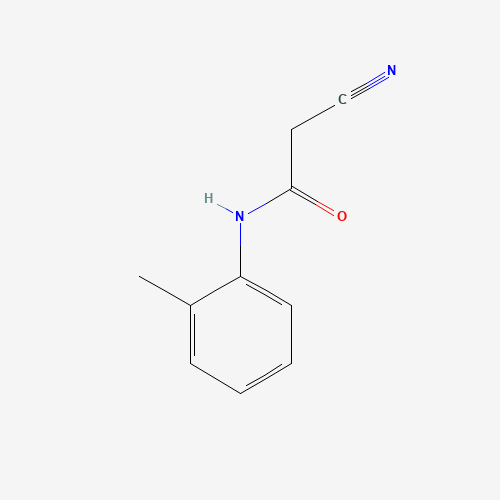 2-Cyano-N-(2-methylphenyl)acetamide (CAS: 59736-34-4) - Chemical Structure and Molecular Formula 