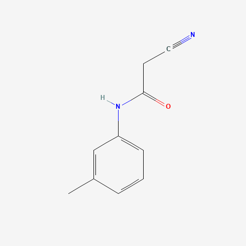 2-Cyano-N-(3-methylphenyl)acetamide (CAS: 54153-19-4) - Chemical Structure and Molecular Formula 