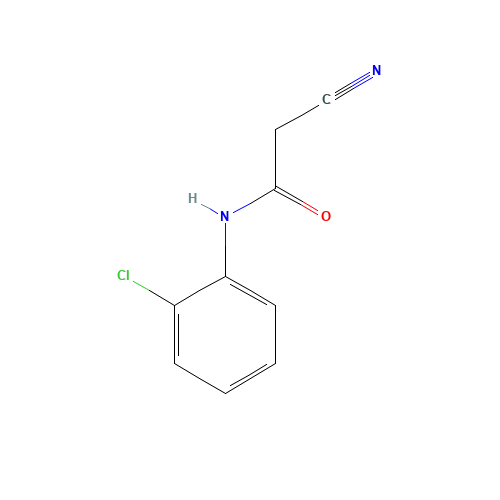 N-(2-Chlorophenyl)-2-cyanoacetamide (CAS: 50982-66-6) - Chemical Structure and Molecular Formula 