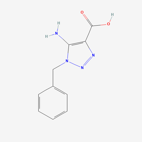 5-Amino-1-benzyl-1H-1,2,3-triazole-4-carboxylic acid (CAS: 25784-56-9) - Chemical Structure and Molecular Formula 