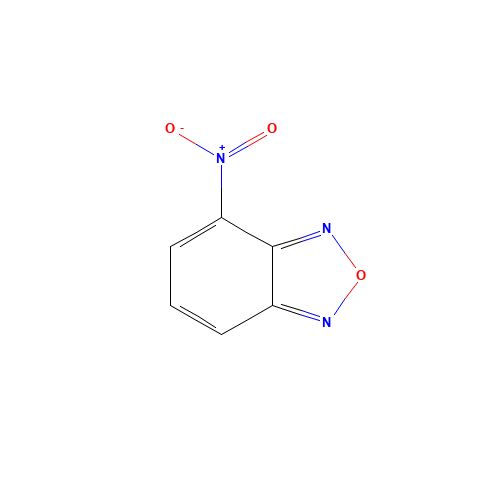 4-Nitro-2,1,3-benzoxadiazole (CAS: 16322-19-3) - Chemical Structure and Molecular Formula 