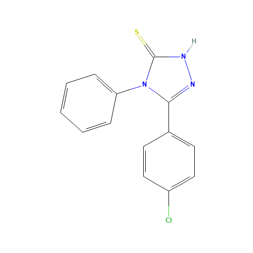 5-(4-Chlorophenyl)-4-phenyl-4H-1,2,4-triazole-3-thiol (CAS: 93300-54-0) - Related Chemical Product