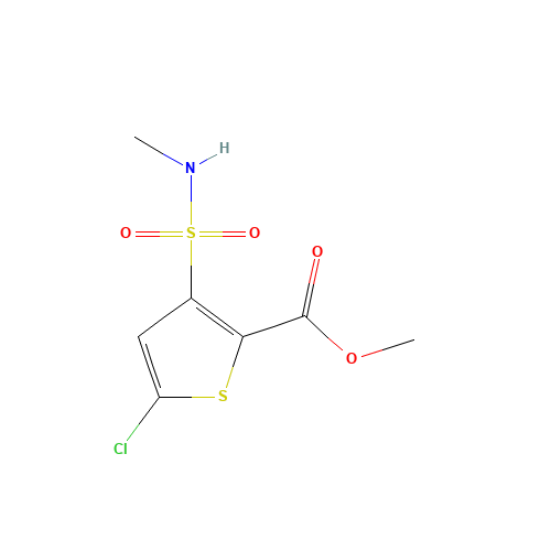 Methyl 5-chloro-3-[(methylamino)sulfonyl]-thiophene-2-carboxylate (CAS: 70374-37-7) - Related Chemical Product