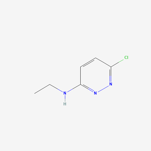 6-Chloro-N-ethylpyridazin-3-amine (CAS: 68588-39-6) - Chemical Structure and Molecular Formula 