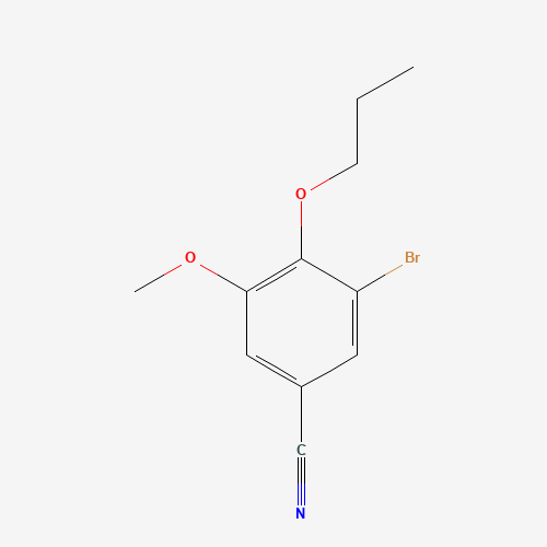 3-Bromo-5-methoxy-4-propoxybenzonitrile (CAS: 515848-04-1) - Related Chemical Product