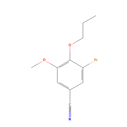 3-Bromo-5-methoxy-4-propoxybenzonitrile (CAS: 515848-04-1) - Related Chemical Product