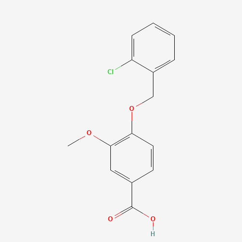 4-[(2-Chlorobenzyl)oxy]-3-methoxybenzoic acid (CAS: 113457-27-5) - Related Chemical Product