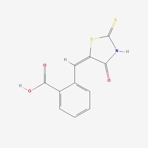 2-[(E)-(2-Mercapto-4-oxo-1,3-thiazol-5(4H)-ylidene)methyl]benzoic acid (CAS: 56661-83-7) - Related Chemical Product