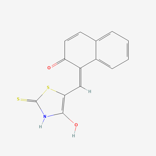 (5E)-5-[(2-Hydroxy-1-naphthyl)methylene]-2-mercapto-1,3-thiazol-4(5H)-one (CAS: 268736-98-7) - Related Chemical Product