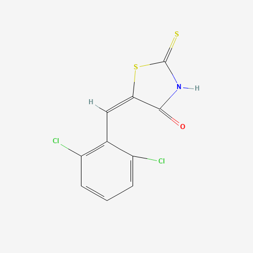 (5E)-5-(2,6-Dichlorobenzylidene)-2-mercapto-1,3-thiazol-4(5H)-one (CAS: 65562-49-4) - Chemical Structure and Molecular Formula 