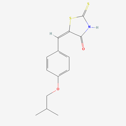 (5E)-5-(4-Isobutoxybenzylidene)-2-mercapto-1,3-thiazol-4(5H)-one (CAS: 164520-75-6) - Related Chemical Product