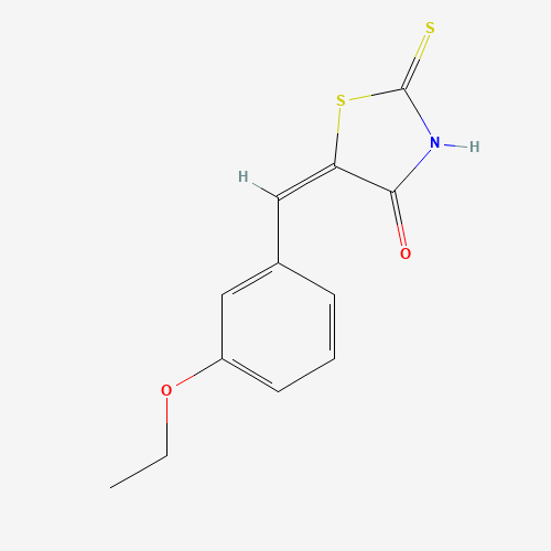 (5E)-5-(3-Ethoxybenzylidene)-2-mercapto-1,3-thiazol-4(5H)-one (CAS: 127378-24-9) - Related Chemical Product