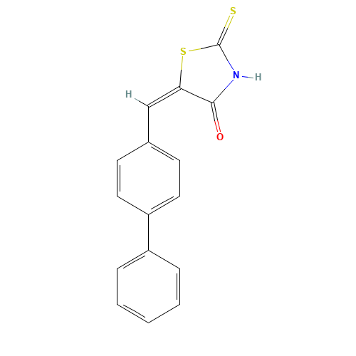 (5E)-5-(Biphenyl-4-ylmethylene)-2-mercapto-1,3-thiazol-4(5H)-one (CAS: 110932-40-6) - Related Chemical Product