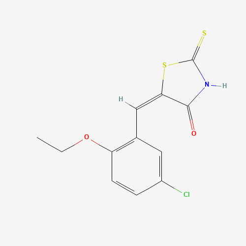 (5E)-5-(5-Chloro-2-ethoxybenzylidene)-2-mercapto-1,3-thiazol-4(5H)-one (CAS: 299903-84-7) - Related Chemical Product
