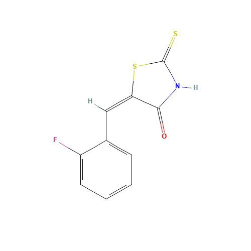 (5E)-5-(2-Fluorobenzylidene)-2-mercapto-1,3-thiazol-4(5H)-one (CAS: 350-22-1) - Related Chemical Product