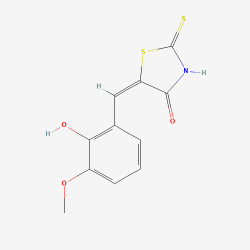 (5E)-5-(2-Hydroxy-3-methoxybenzylidene)-2-mercapto-1,3-thiazol-4(5H)-one (CAS: 99972-65-3) - Related Chemical Product