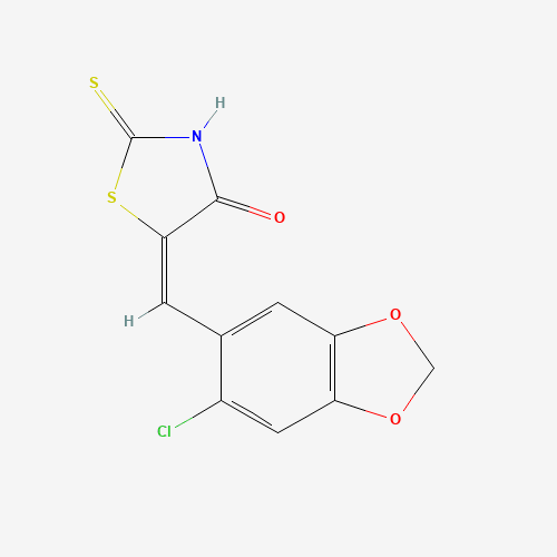 (5E)-5-[(6-Chloro-1,3-benzodioxol-5-yl)methylene]-2-mercapto-1,3-thiazol-4(5H)-one (CAS: 292172-54-4) - Related Chemical Product