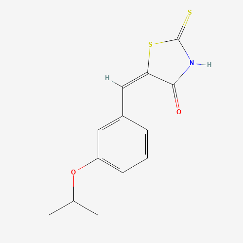 (5E)-5-(3-Isopropoxybenzylidene)-2-mercapto-1,3-thiazol-4(5H)-one (CAS: 127378-77-2) - Related Chemical Product
