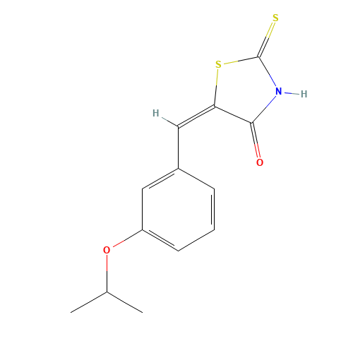 (5E)-5-(3-Isopropoxybenzylidene)-2-mercapto-1,3-thiazol-4(5H)-one (CAS: 127378-77-2) - Related Chemical Product