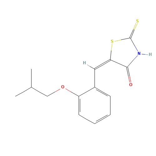 (5E)-5-(2-Isobutoxybenzylidene)-2-mercapto-1,3-thiazol-4(5H)-one (CAS: 669747-27-7) - Related Chemical Product