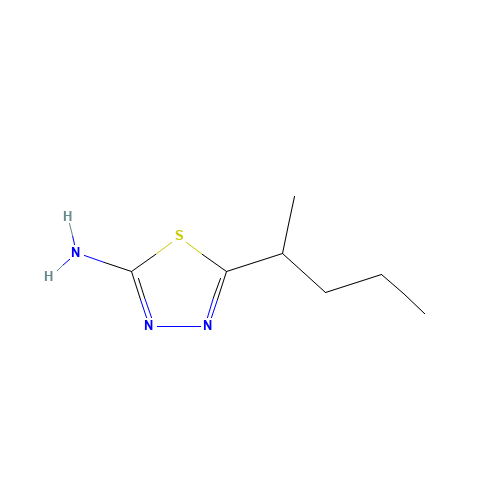 5-(1-Methylbutyl)-1,3,4-thiadiazol-2-amine (CAS: 72836-32-9) - Related Chemical Product