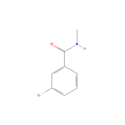 3-Bromo-N-methylbenzamide (CAS: 49834-22-2) - Chemical Structure and Molecular Formula 