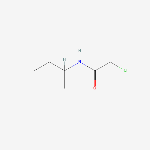 N-(sec-Butyl)-2-chloroacetamide (CAS: 32322-73-9) - Chemical Structure and Molecular Formula 