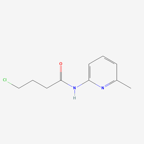 4-Chloro-N-(6-methylpyridin-2-yl)butanamide (CAS: 540796-37-0) - Chemical Structure and Molecular Formula 