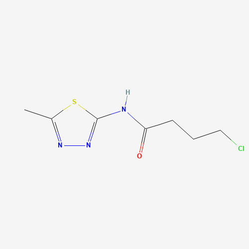 4-Chloro-N-(5-methyl-1,3,4-thiadiazol-2-yl)-butanamide (CAS: 392244-44-9) - Related Chemical Product